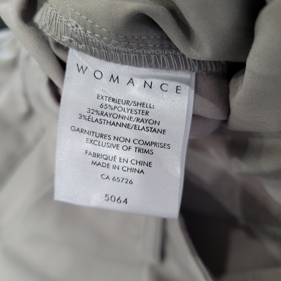 Womance Gray High-Waisted Wide-Leg Pants - Picture 7 of 7